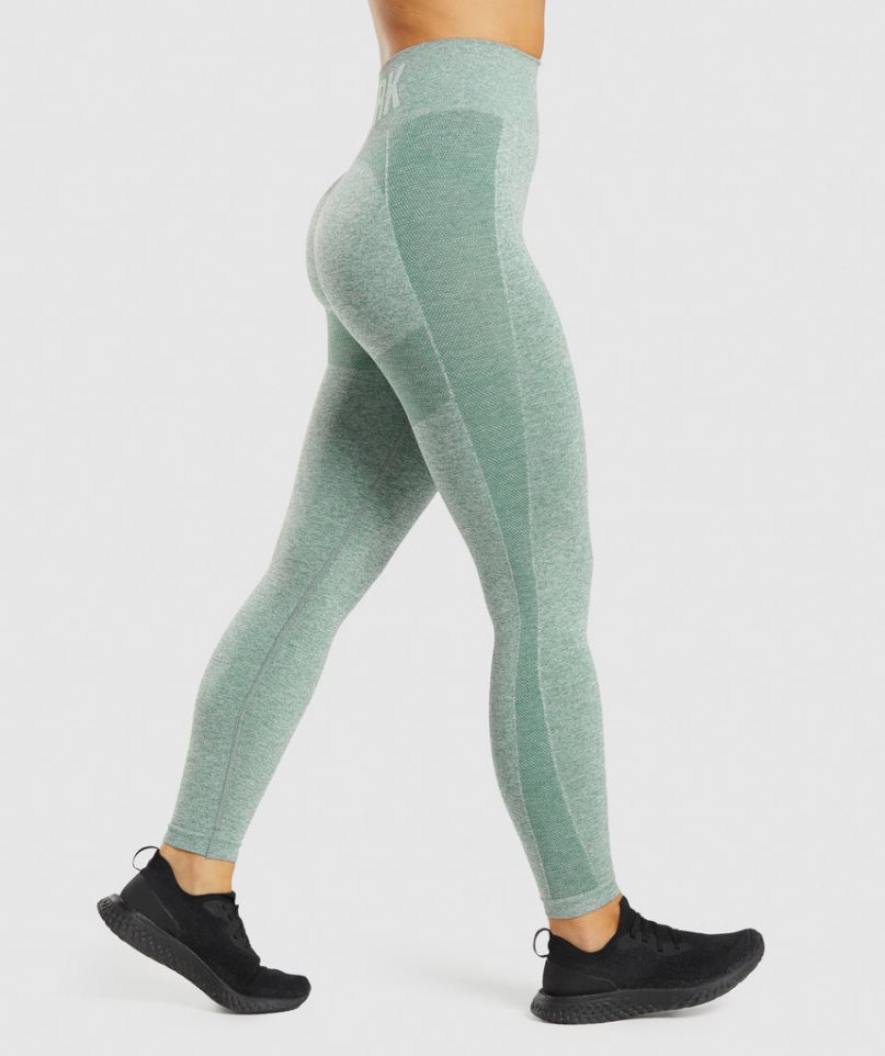 Legginsy Gymshark Flex High Waisted Damskie Głęboka Zielone | PL 506MIW